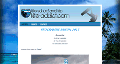 Desktop Screenshot of kite-addict.com